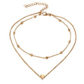 Opal שרשרת לב
