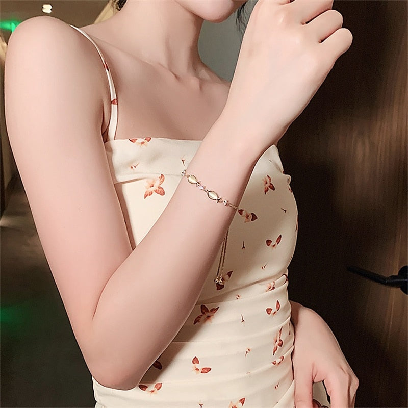 Minerva צמיד זירקון אופל